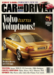 CAR & DRIVER 1997 MAY - RUF 993BTR, FORCE, HESSESSEY